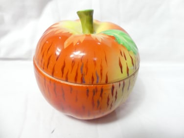 Vintage Made in Japan Covered Apple Jar