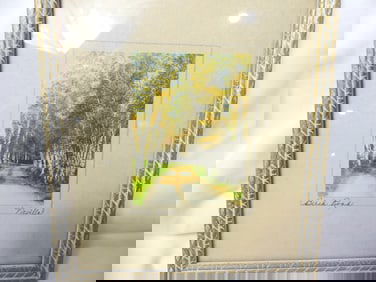 Vintage Neville Pencil Signed Hand Colored Photo's Birch Road