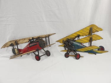 Vintage 1950/60's Sexton Metal Airplane Wall Decorations