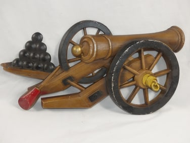 Vintage 1950/60's Sexton Metal Canon Wall D?cor