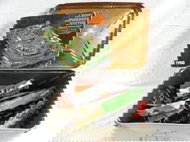 Vintage 1977 Tyco Train Set, Tracks, Trains, & Other