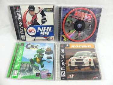 Lot of 4 Vintage 1900/2000's Play Station Games