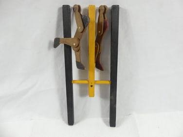 Antique Wood Acrobat Toy