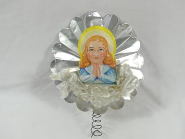 Vintage Celluloid Angel Christmas Tree Topper