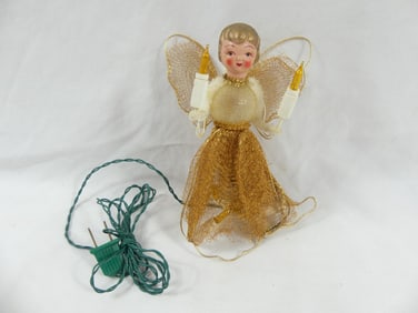 Vintage Angel Christmas Tree Topper