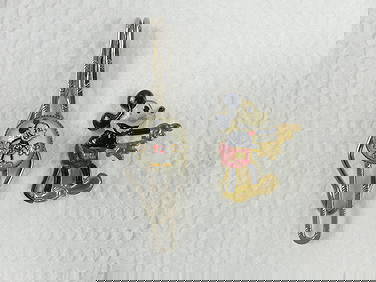 Vintage Walt Disney Mickey Mouse Brooch & Tie Clip (1 of 3)