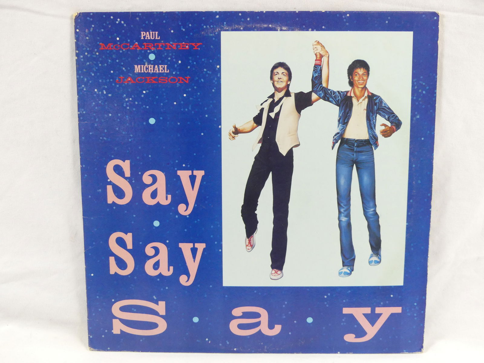 Vintage 1983 Paul McCartney & Michael Jackson, "Say Say Say" Record Album (1 of 6)