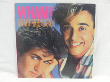 Vintage 1984 Wham! "Wake Me Up Before You Go-Go" Record Album