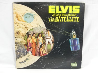 Vintage Elvis Presley "Aloha from Hawaii" Via Satellite
