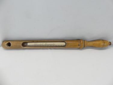 Rare Antique Shaker?  Wood Case Milk Thermometer