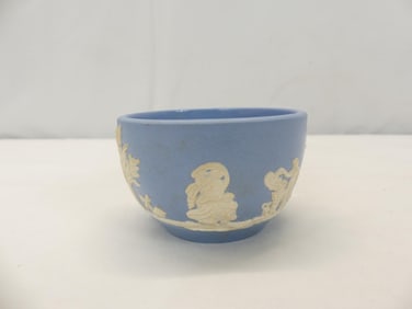 Vintage Light Blue Jasper Ware Bowl, Hudson Hanley