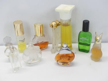 Lot of 10 Vintage Perfumes & Bottles
