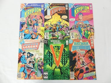 Lot of 6 Vintage DC Comics, #'s 1, 2, & 3 Superman Presents