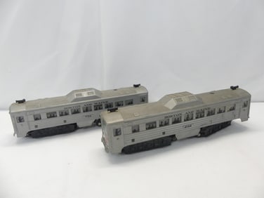 Vintage K-Line RDC Coaches Both have Motors, Boston & Maine