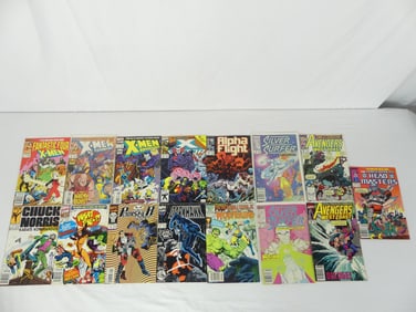 Lot of 15 Various Vintage Marvel Comics