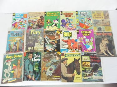 Lot of 15 Vintage Dell & Whitman & Other Comics