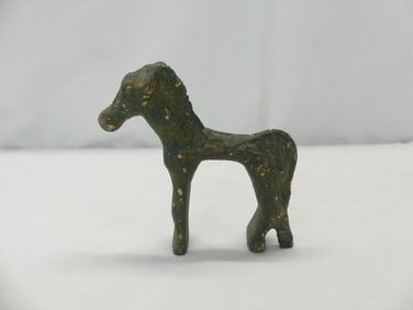 Antique Brass Horse Figurine