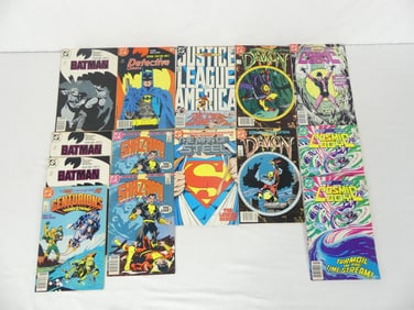 Lot of 14 Vintage DC Comics #1 Man of Steel, Demon & Cosmic Boy