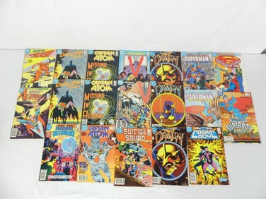 Lot of 19 Vintage DC Comics, #1 First Star-Spanning, #1 Flash