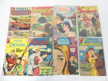 Lot of 8 Vintage DC & CDC Comics, 10 & 12 Cents