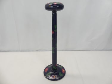 Vintage Wood Hand Painted Hat Stand