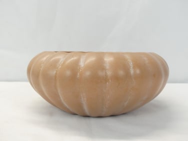 Vintage Haeger Pumkin Shaped Planter with Original Paper Label