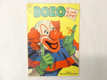 Vintage 1952 Bozo in The Land of Forgot, Dell Comic Book