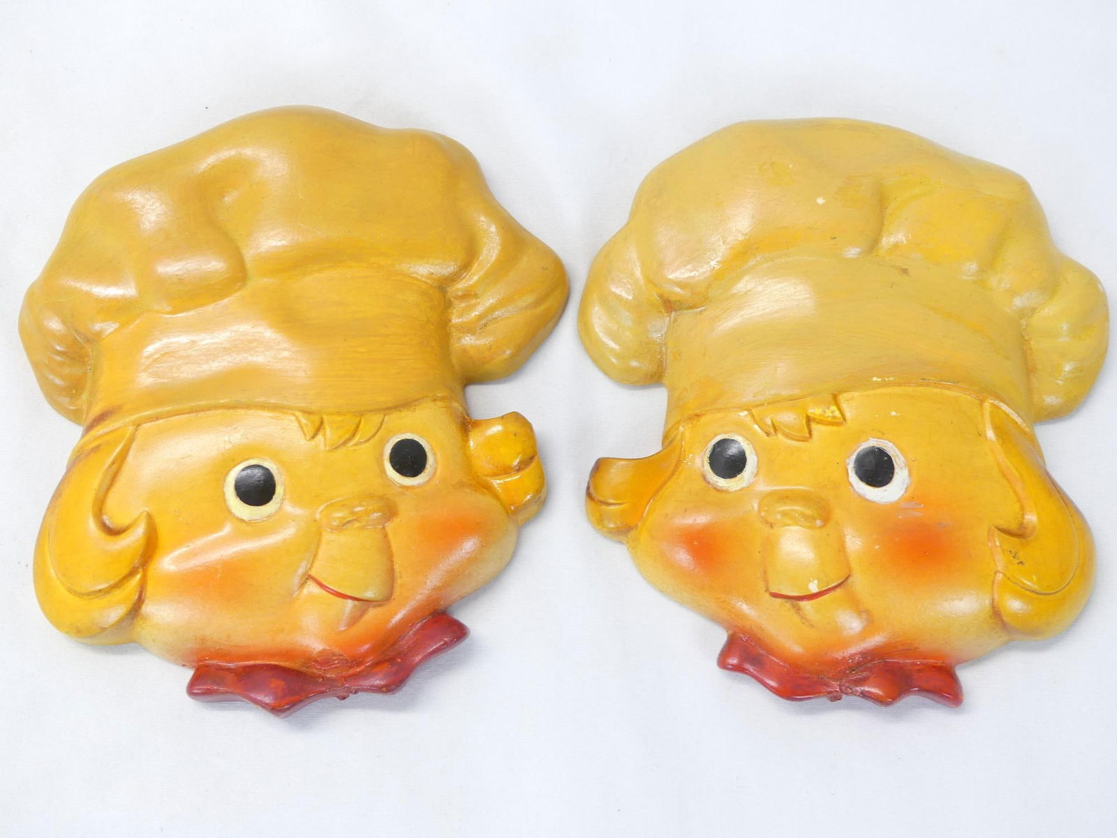 Vintage 1950's Campbell Soup Kids Chalkware Wall Plaques (1 of 4)