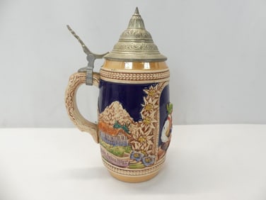 Vintage Gerz W. Germany Hand Painted Stein