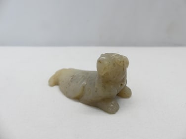 Antique Chinese Hand Carved Jade Turtle