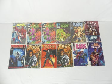 Lot of 12 Vintage Dark Horse, Harris, & Defiant Comics