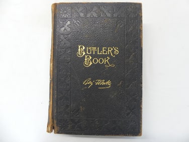 Antique 1892 " Butler's Book" Autobiography of Benj F Butler