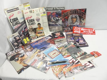 Large Lot of Vintage Nascar Collectibles