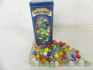 Large Lot of Vintage Marbles