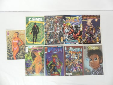 Lot of 9 Various Vintage Comics & Glory #1