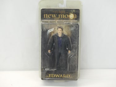 Vintage 2009 Twilight New Moon Edward Action Figure, In Package