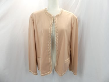 Vintage 1980's Dalton Pink Wool Clutch Jacket