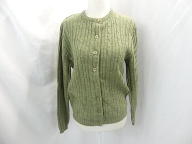 Vintage 1960/70's Tweedsbury Green Wool Cardigan