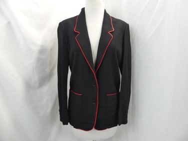 Vintage 1980's Daniel Hecter Blazer with Red Piping