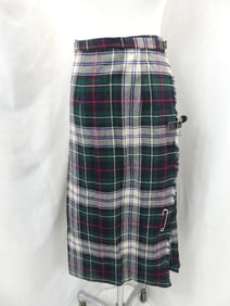 Vintage 1950's B Altman by Bredella Wool Kilt Skirt