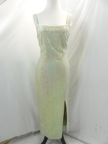 Vintage 1990's Wendye Chaitin Sequin Evening Gown