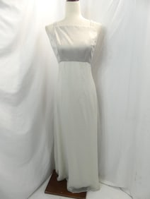 Vintage 1980/90's Jordan Silver High Waist Gown