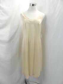 Vintage 1960's Pink Nylon & Lace Full Slip with Tags