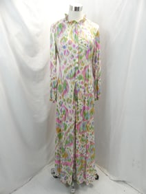 Vintage 1960's Vanity Fair Pastel Nightgown & Robe
