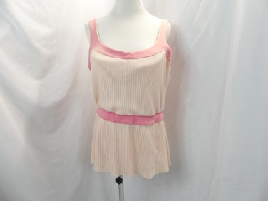 Vintage 1960's Elizabeth Stewart Pink Swim/Play Suit