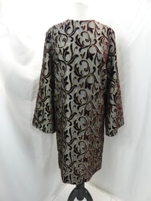 Vintage 1980's Joan Devin Shift with Flocking