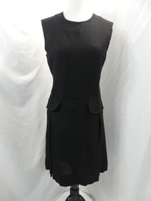 Vintage 1960's Nantucket Naturals Black Linen Shift