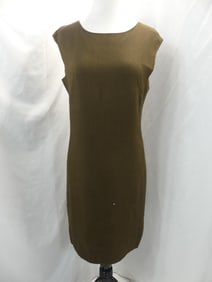 Vintage 1960's BH Wragge Brown Linin Shift