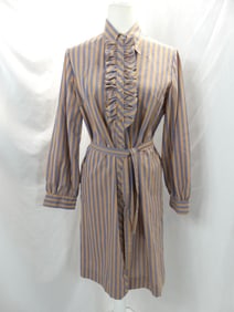 Vintage 1960/70's Cobbies Stripped Shirt Dress
