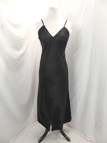 Vintage 1940/50's Venus Form Black Rayon Full Slip